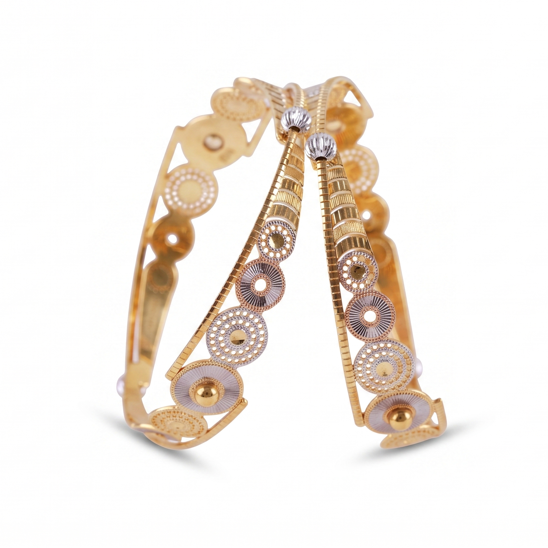 Rodium Cutting Bangle