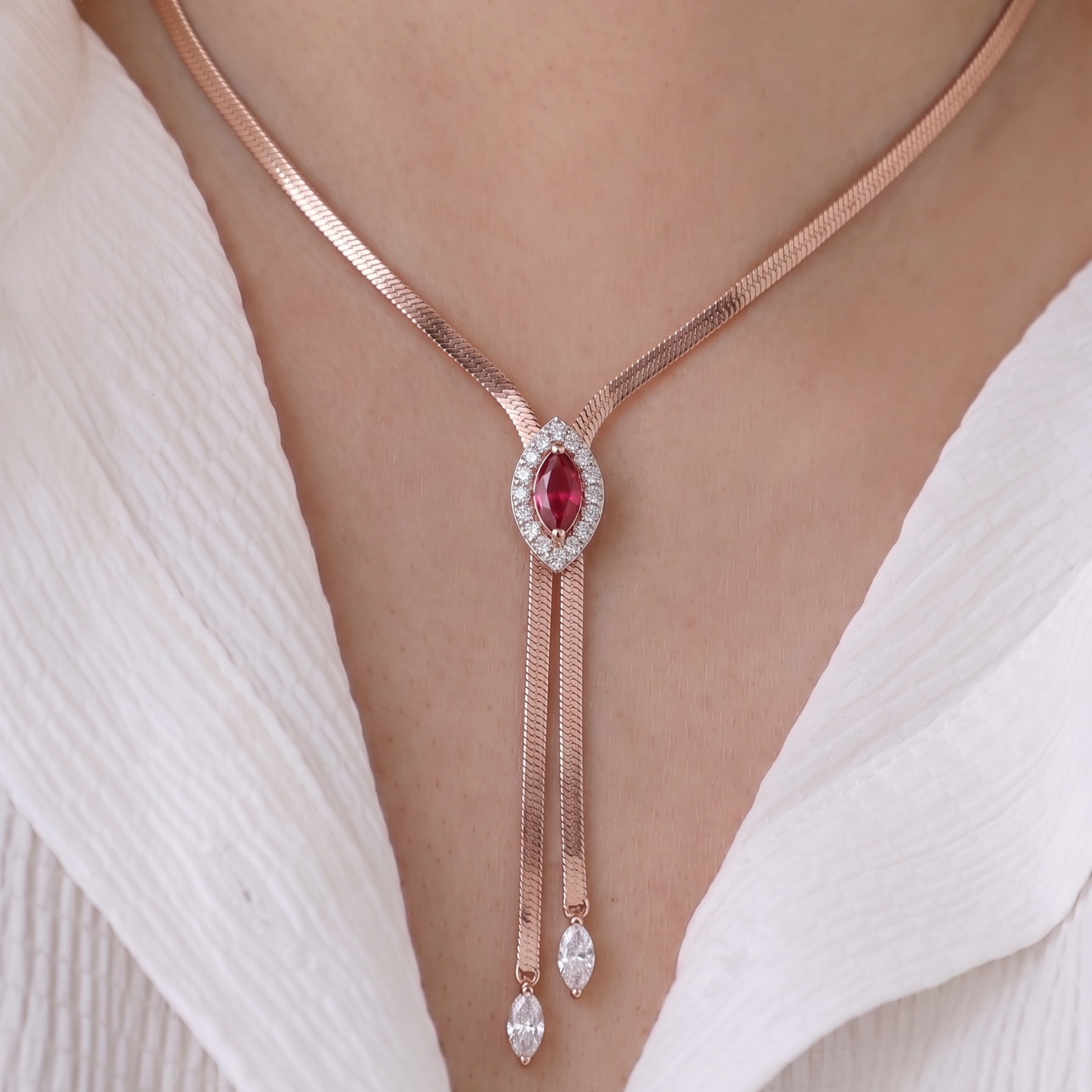 silky Rose Gold Chain