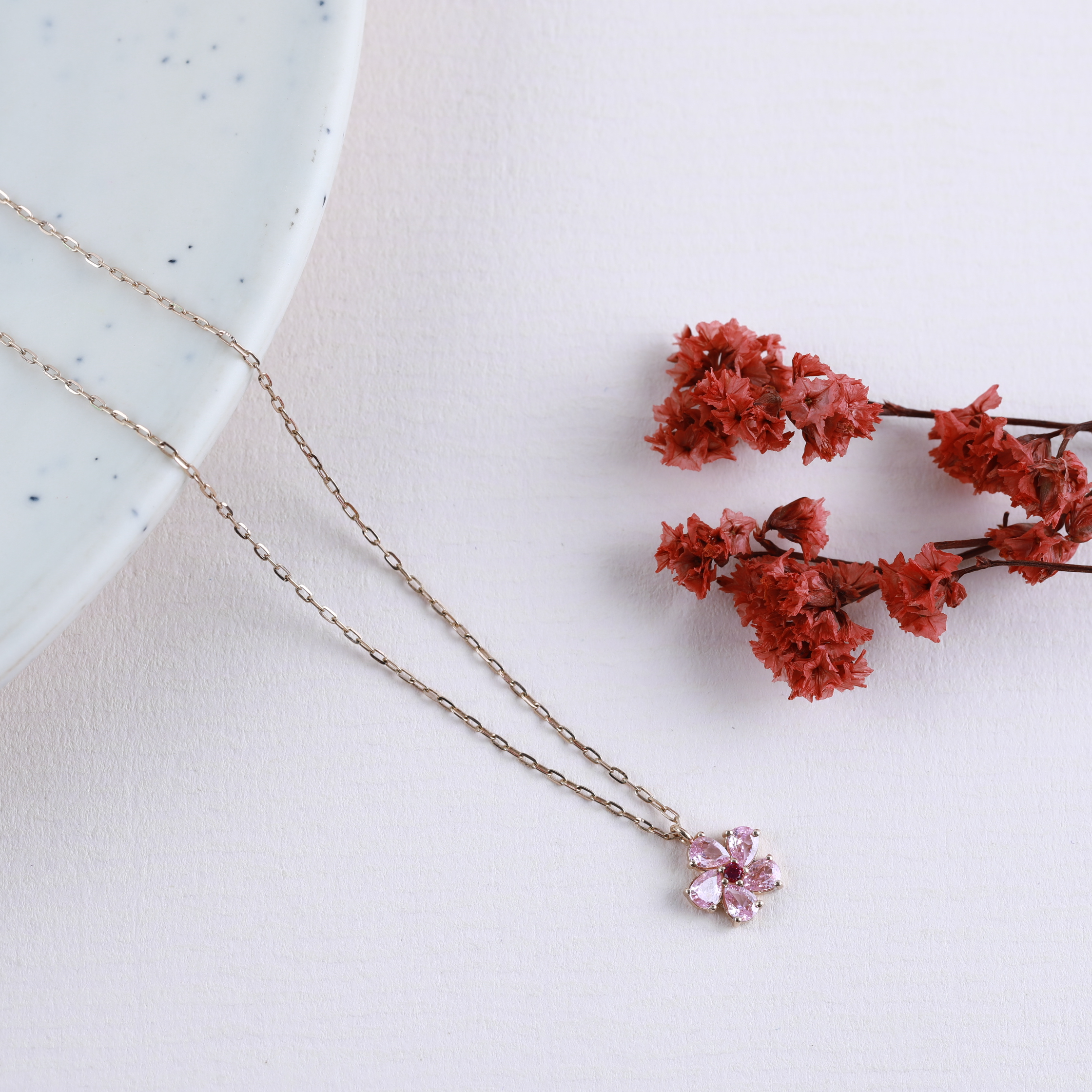 Silky Rose Gold Chian