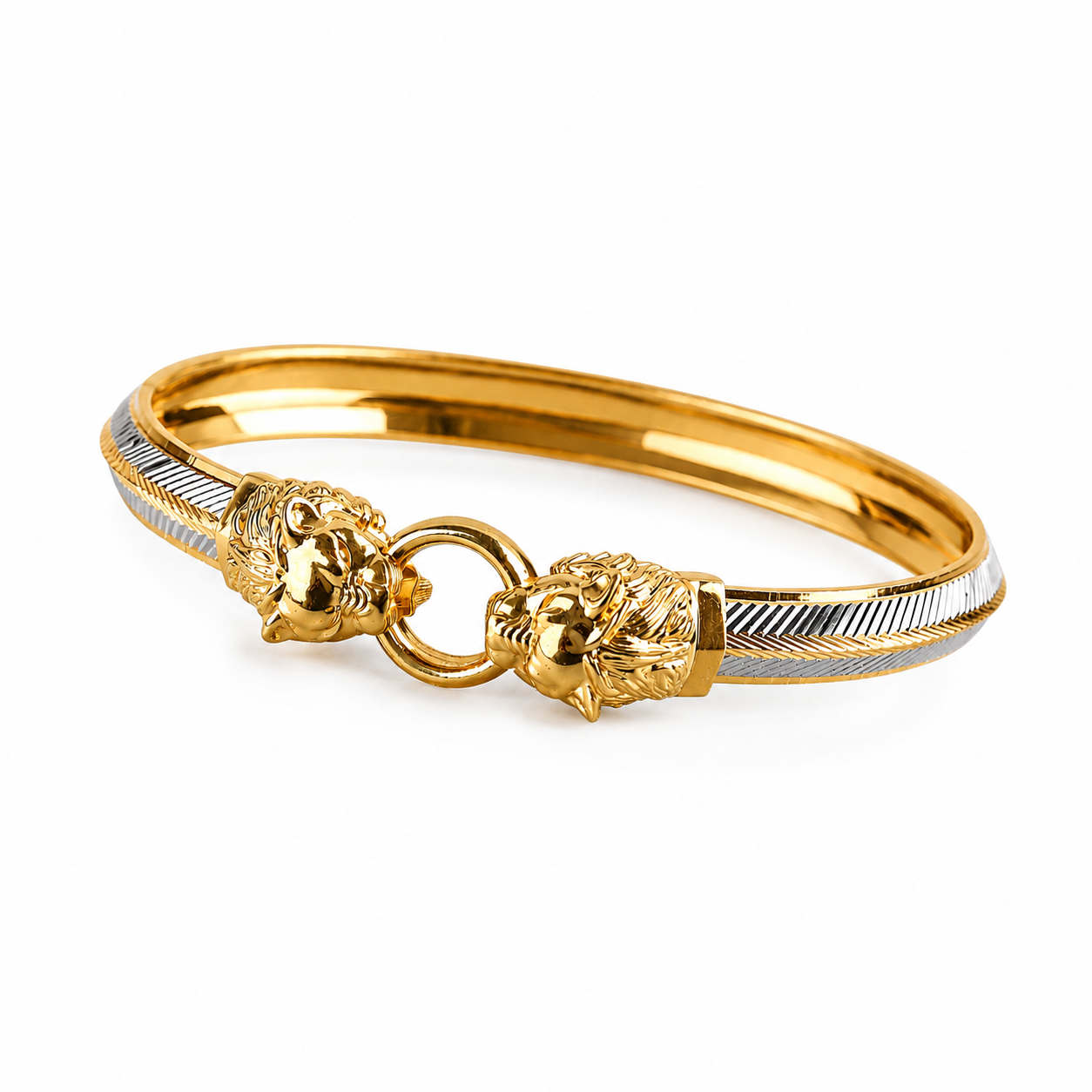 Mens Lion Face Kada